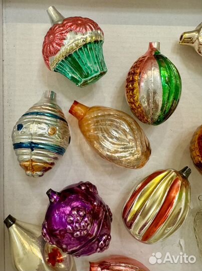 Елочные игрушки СССР подвески
