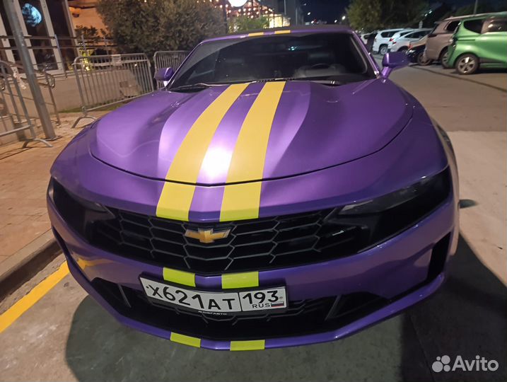 Прокат кабриолета camaro