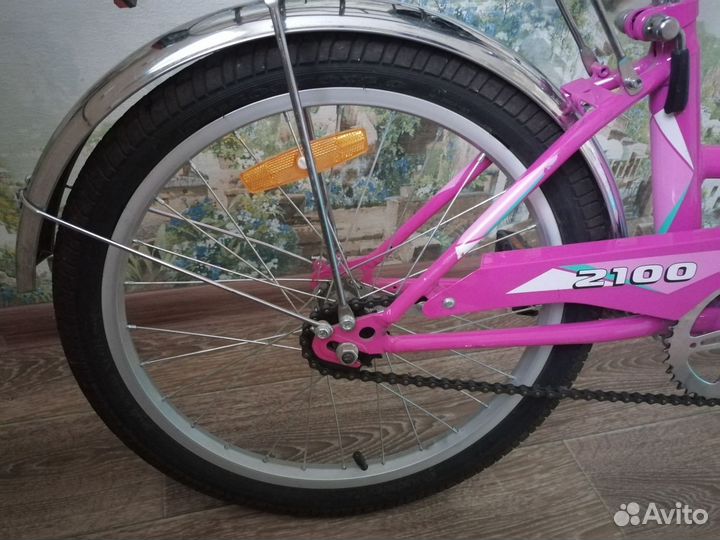 Велосипед детский розовый 