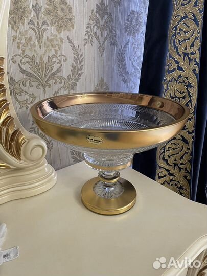 Ваза для фруктов богемия