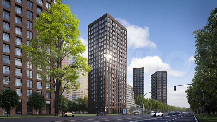 2-к. квартира, 62,3 м², 22/25 эт.