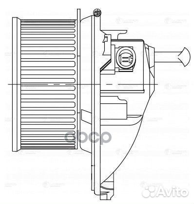Э/вентилятор отоп. для а/м Mercedes-Benz Sprint