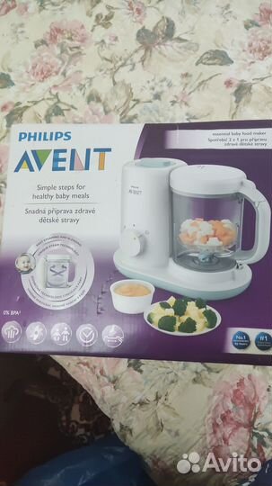 Пароварка блендер philips avent 2 в 1