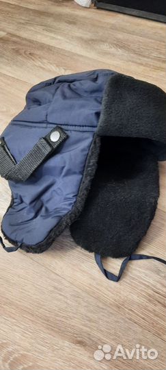 Шапка ушанка мужская