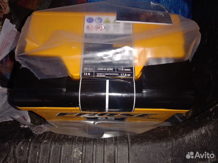 Аккумулятор обратной полярности 65 ач новый