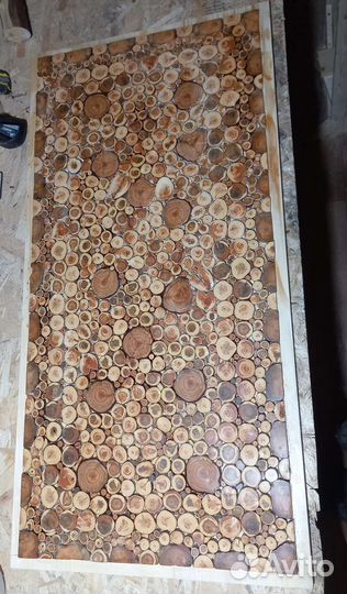 Панно из можжевельника