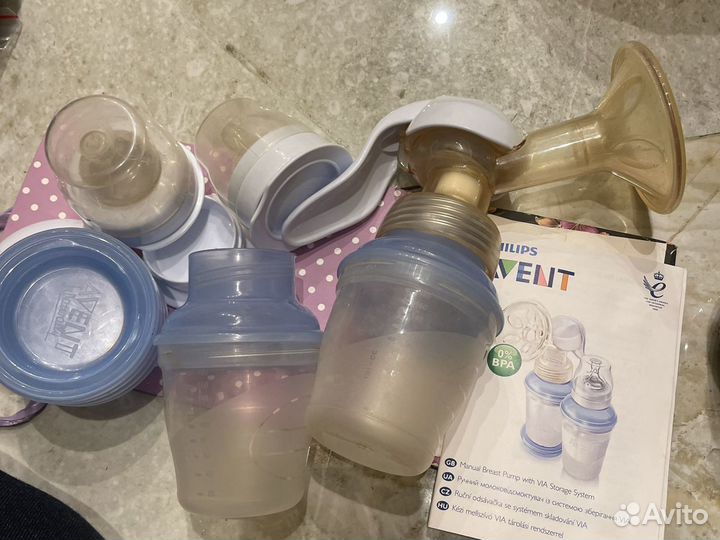 Молокоотсос avent ручной