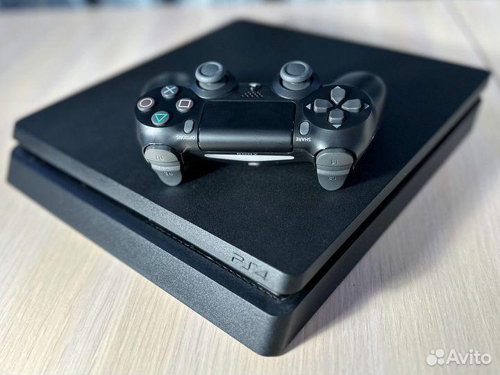 Sony PlayStation 4 Slim Black (1Tb) Б\У