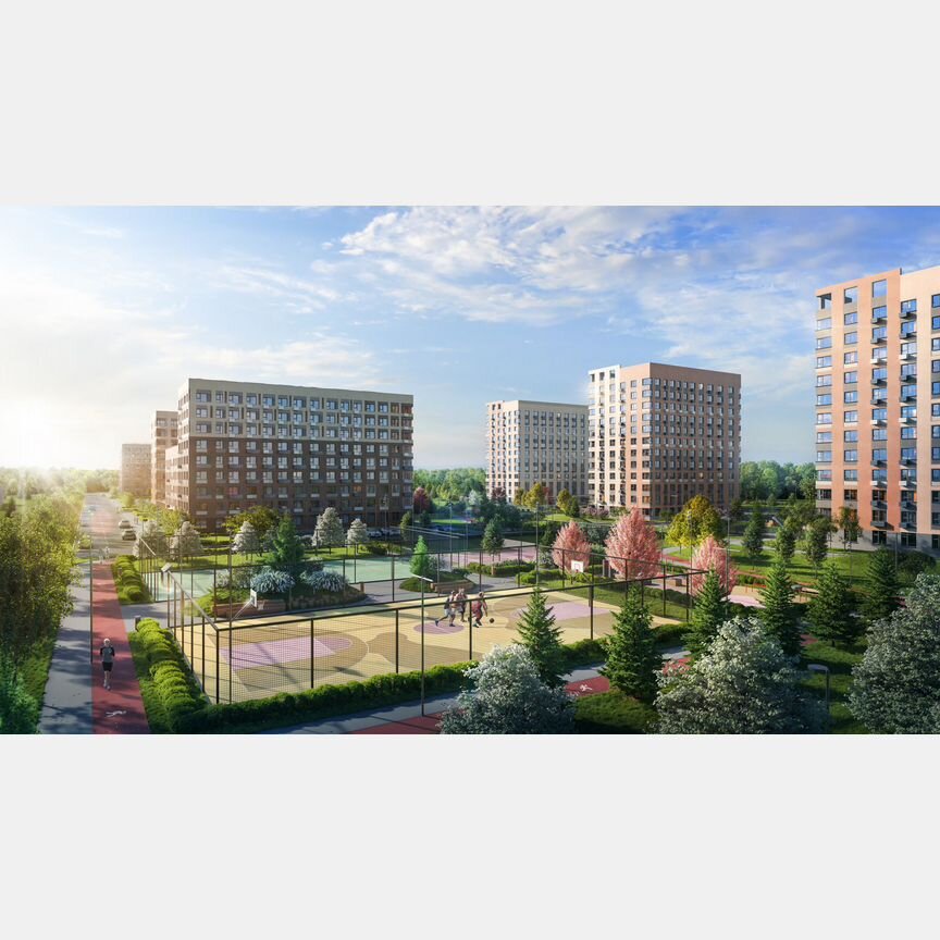 2-к. квартира, 46,4 м², 9/12 эт.