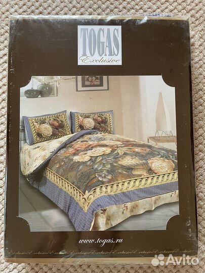 Постельное белье евро новое
