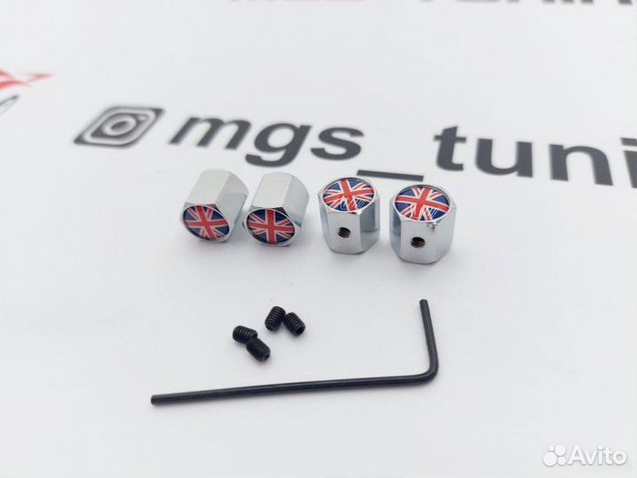 Колпачки на ниппель British Flag с антикражей