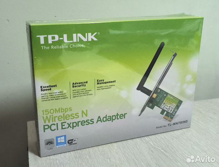 Wi-Fi адаптер TP-link PCI Express