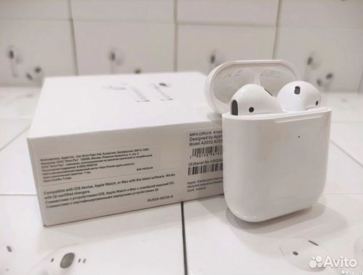 Airpods 2 premium + Чехол