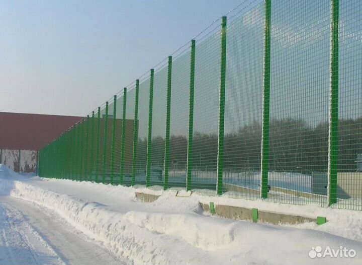 Забор из 3D сетки работа по договору быстро