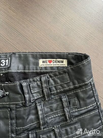 Джинсы okishana samoki япония унисекс