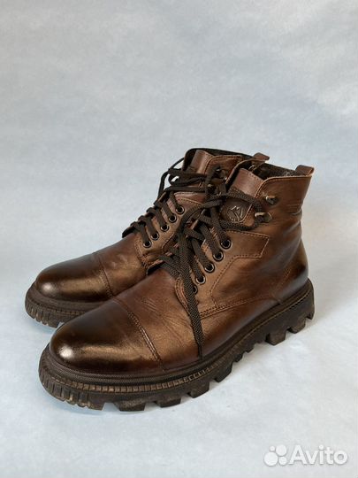 Ботинки из натуральной кожи зима