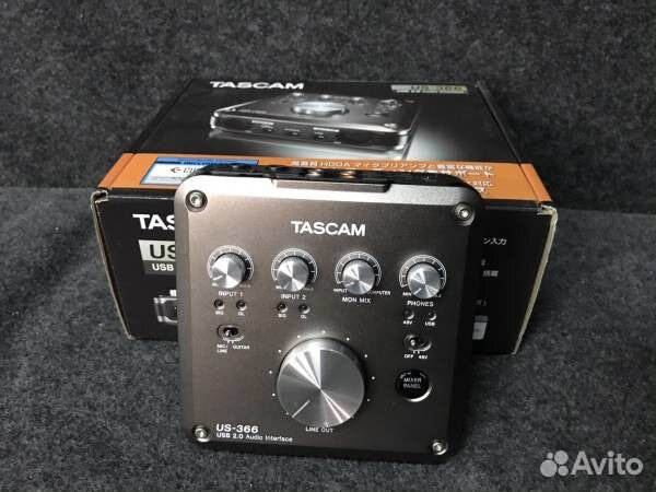 Внешняя студийная звуковая карта Tascam US-366
