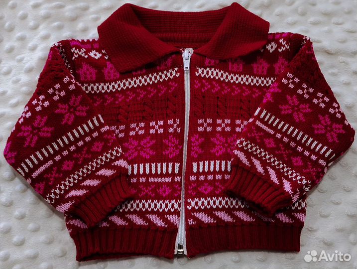Костюм вязаный для девочки 56 62