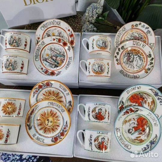 Уникальный чайный/кофейный набор посуды от Dior