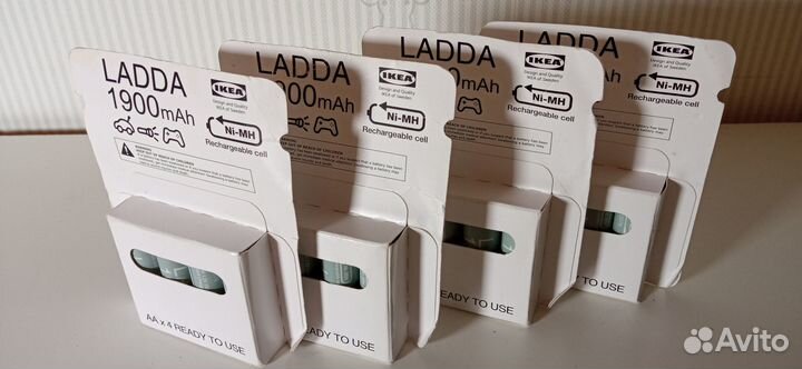 Аккумуляторы пальчиковые IKEA Ladda аа 1900 mAh