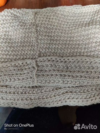 Комплект шарф и шапка зимние