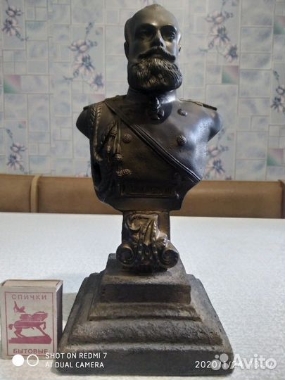 Бюст Александра 3 глина