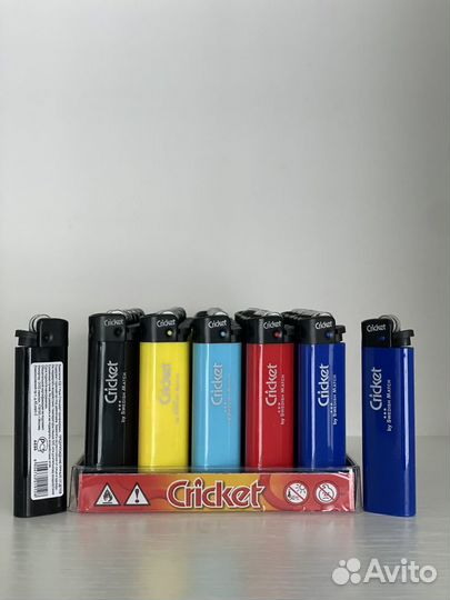 Зажигалки кремниевые, Cricket Крикет (50шт)