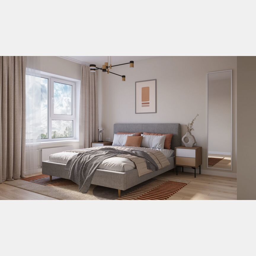 2-к. квартира, 45,7 м², 9/9 эт.
