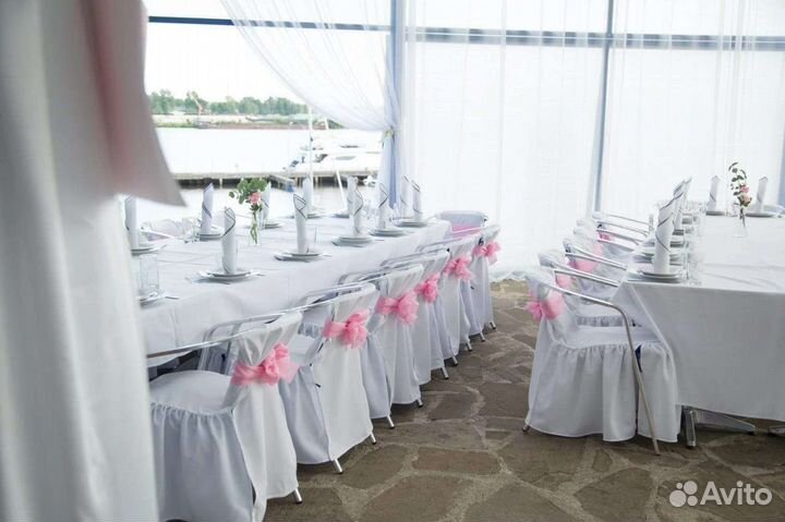 Чехлы на стулья и скатерти