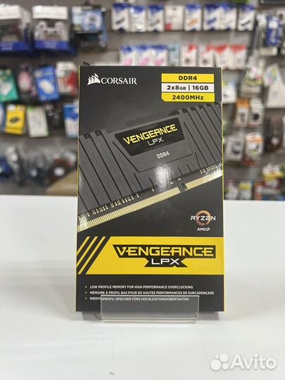 DDR4 16Gb оперативная память Corsair комплект