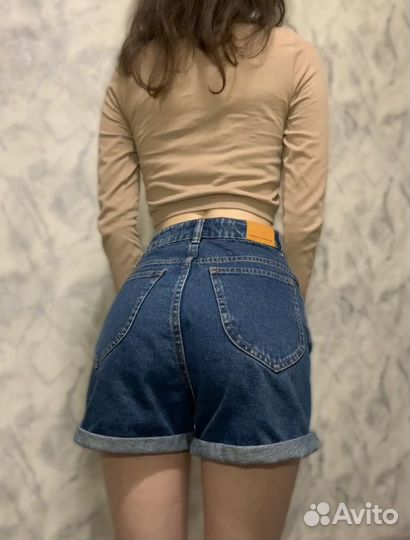 Женские джинсовые шорты зара (zara)