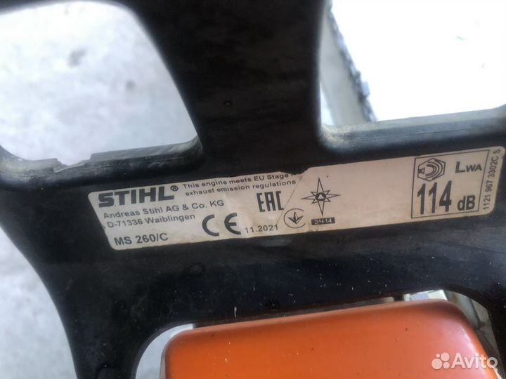 Бензопила Stihl ms 260 c Б/У