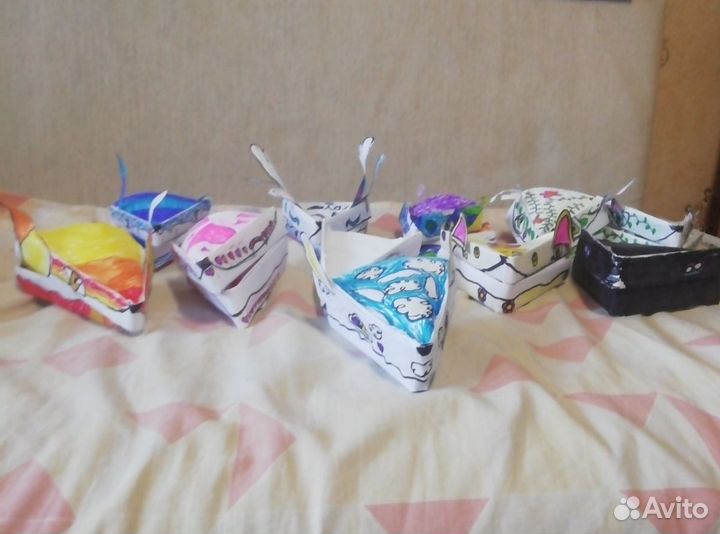 Дракон на руку из бумаги