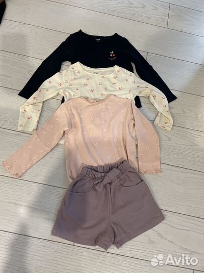 Детские вещи пакетом на девочку 98 104