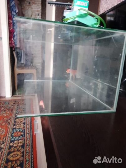 Аквариум и компрессор рабочие