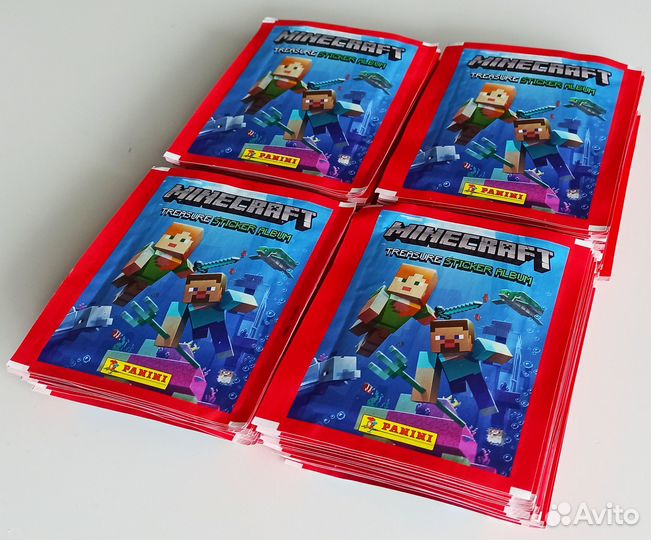 Panini Minecraft Treasure - Блоки и пакетики