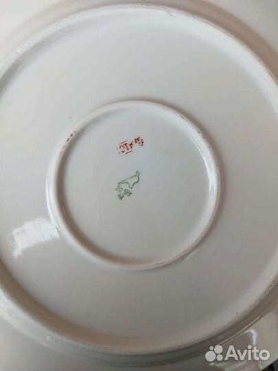 Блюдо большое фарфор СССР