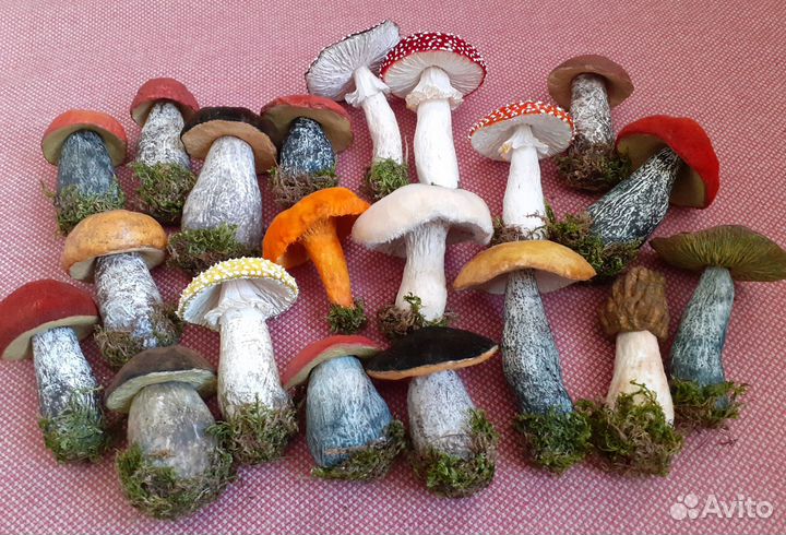 Ватные елочные игрушки