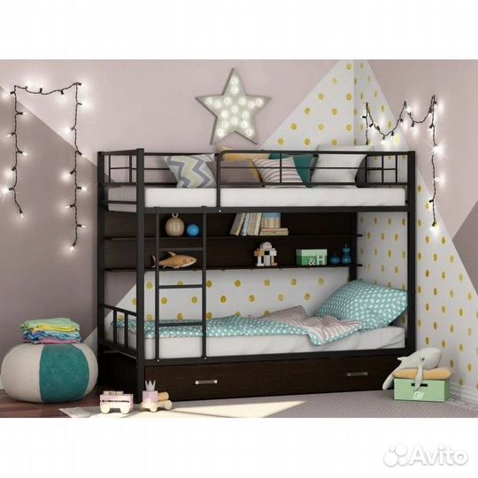 Двухъярусная кровать 90 190