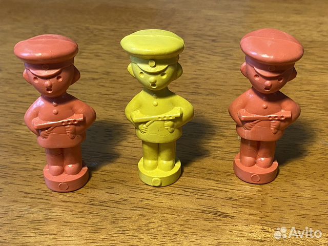 Солдатики СССР. Резина