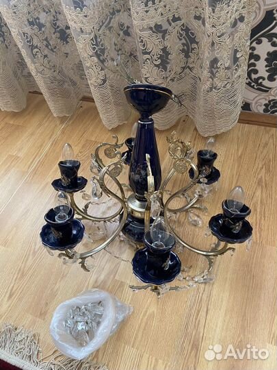 Люстра фарфоровая СССР