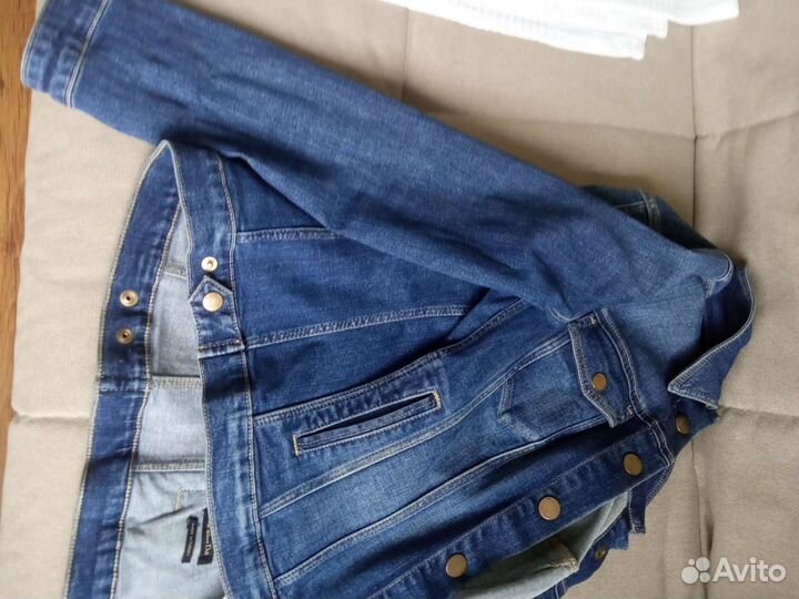 Джинсовая куртка Massimo Dutti 42-44 женская