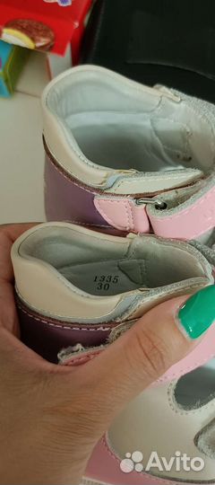 Босоножки для девочки 30 размер натуральная кожа