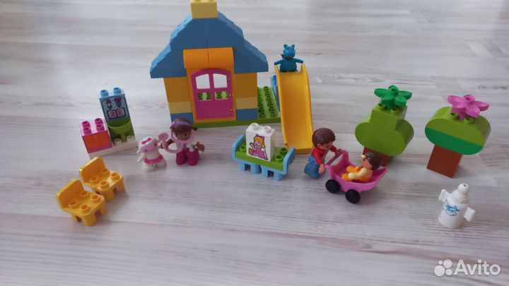 Лего дупло доктор Плюшева и мама с малышом