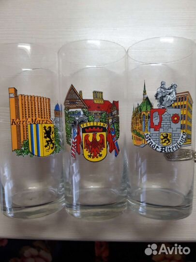 Стаканы. Богемия. Чехия
