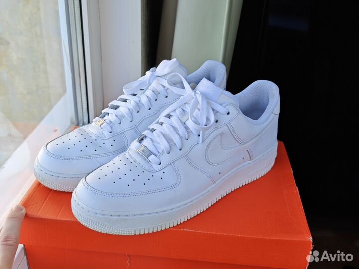 Ориг. Идеальные Nike Air Force One белые