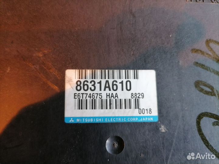 Блок управления двигателем 4A91 8631A610 Mitsubish