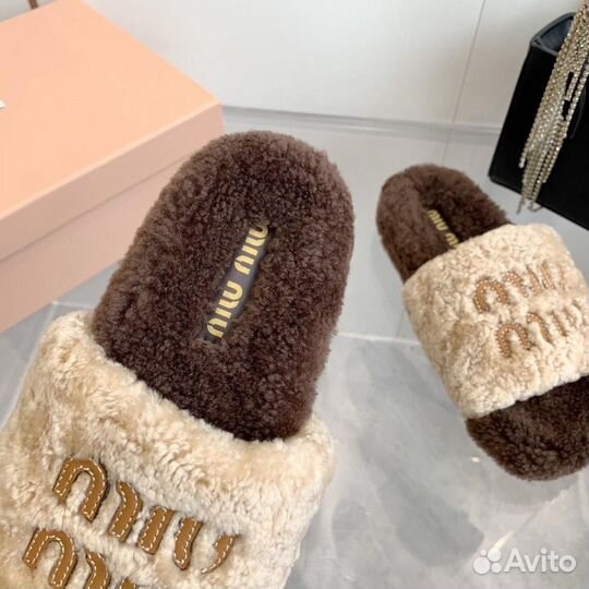 Тапочки Miu Miu