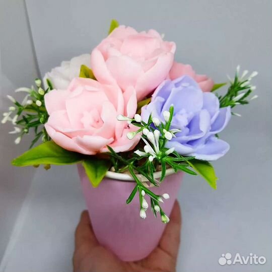 Мыльные букеты