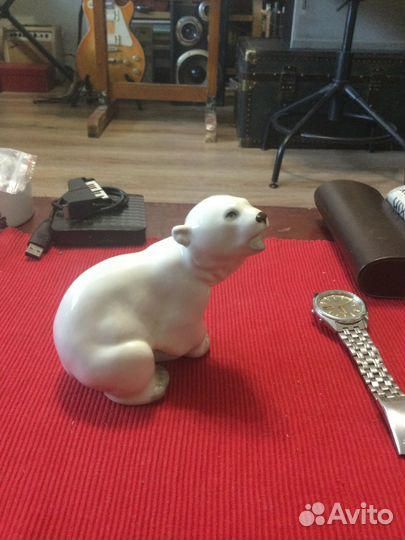 Фарфор СССР. лфз. Белый мишка Умка